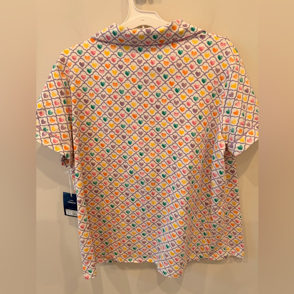 NWT Roller Rabbit x Target Multicolor Heart Pajama Set - Picture 3 of 4